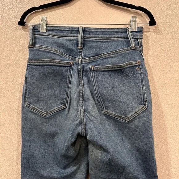 Madewell Curvy Stovepipe Jeans High Rise Straight Leg Medium Wash Blue 26 - Picture 11 of 13